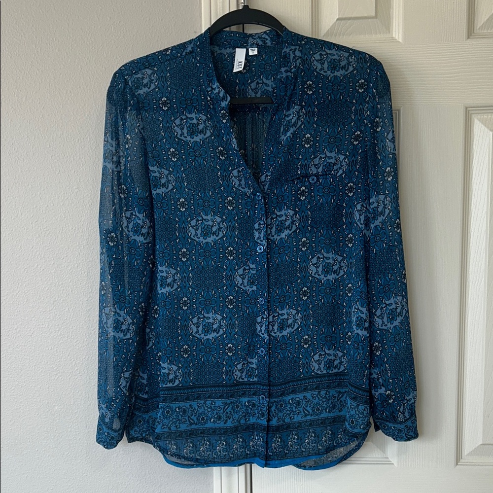 KUT from the Kloth Chiffon Blouse